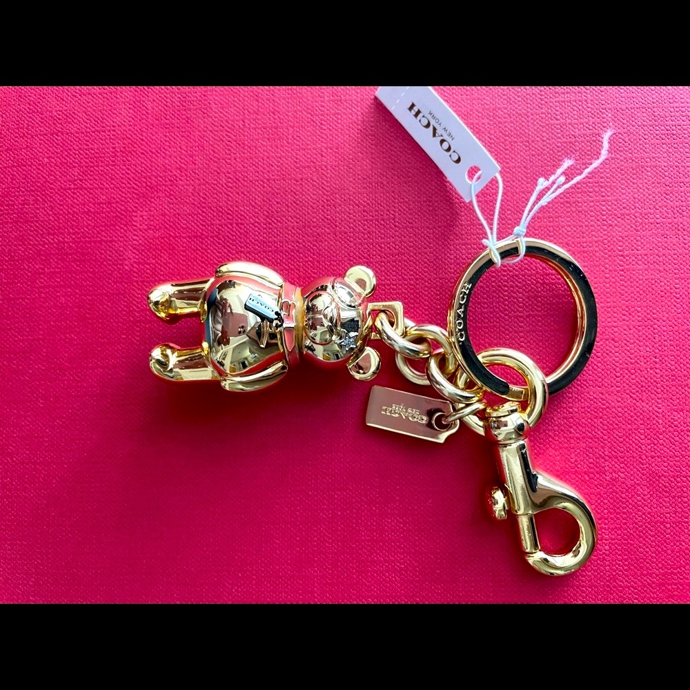Coach Bear key chain